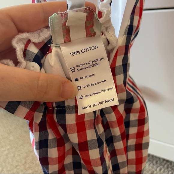 Cecil and Lou One Piece Plaid Swim Suit Size 5 - Picture 4 of 4